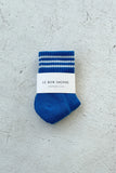 LE BON SHOPPE Girlfriend Socks - Royal Blue/White