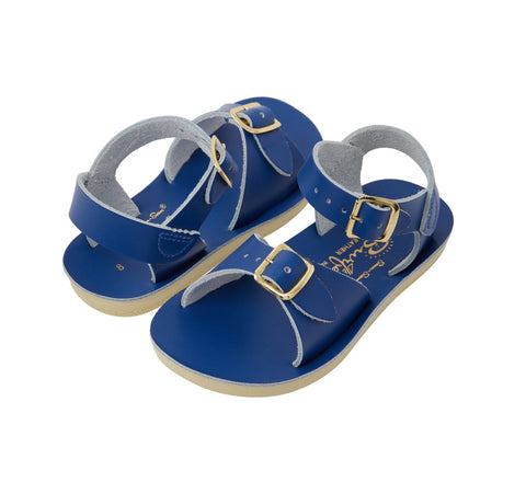 Salt-Water sandals - Kids Surfers style in Cobalt Blue