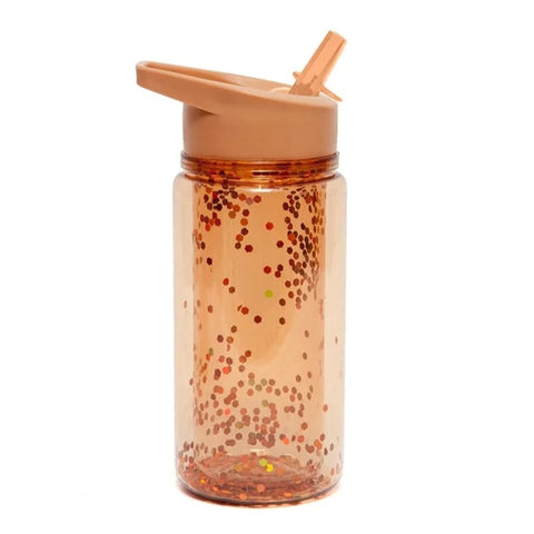 Glitter Water Bottle - Bronze