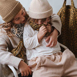 ROSE IN APRIL Swaddle - Leopard Print Caramel