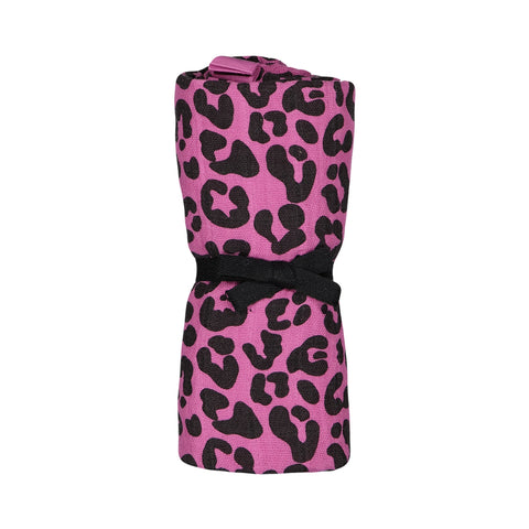 ROSE IN APRIL Swaddle - Leopard Print Pink
