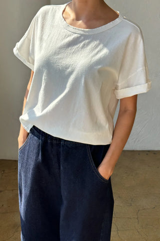 LE BON SHOPPE Vintage Fille Tee - Clean White