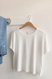 LE BON SHOPPE Vintage Fille Tee - Clean White