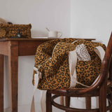 ROSE IN APRIL Weekend/Changing Bag - Tan Leopard