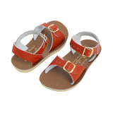 Salt-Water sandals - Kids Surfers style Paprika