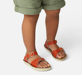 Salt-Water sandals - Kids Surfers style Paprika