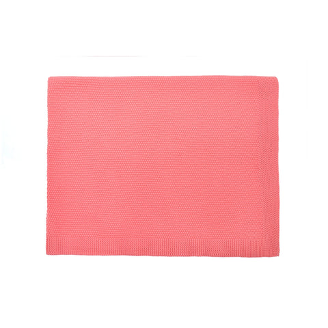 ROSE IN APRIL Bou Blanket - Coral Pink