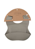 LITTLE INDIANS Silicon Bib - Soft Green