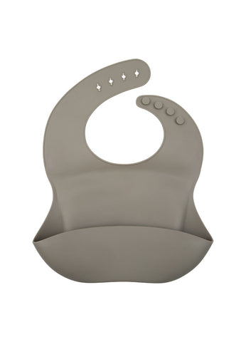 LITTLE INDIANS Silicon Bib - Soft Green