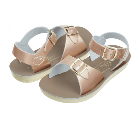 Salt Water sandals Kids Surfers style in Rose Gold Hoboken Kids
